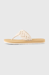 Ditsy Crochet Sandals Women - Snow White