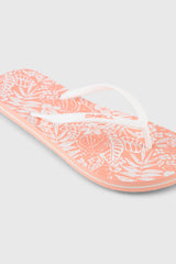 Profile Graphic Sandals Women - Peach Island Sky