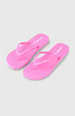Profile Small Logo Sandals Women - Electric Fuschia