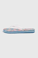 Profile Graphic Sandals Women - Blue Painted Tropics