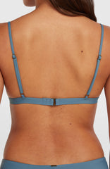 Seaside Tri Bikini Top Women - Copen Blue
