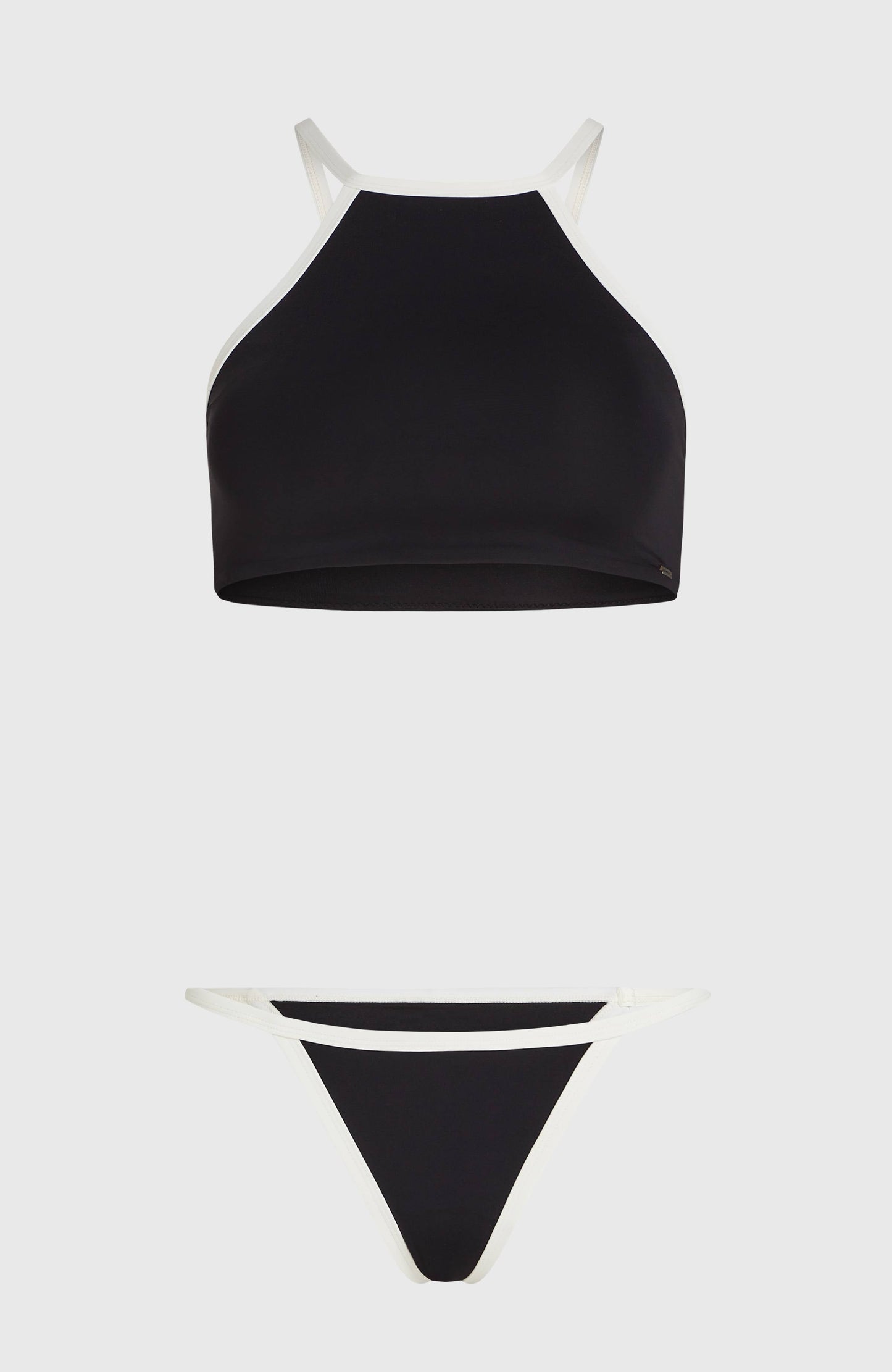 High-Neck Bikini Set Women - Black Out