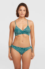 Rita Side-Tie Bikini Bottoms Women - Green Island Sky