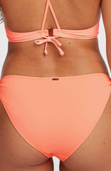 Rita Side-Tie Bikini Bottoms Women - Funky Peach