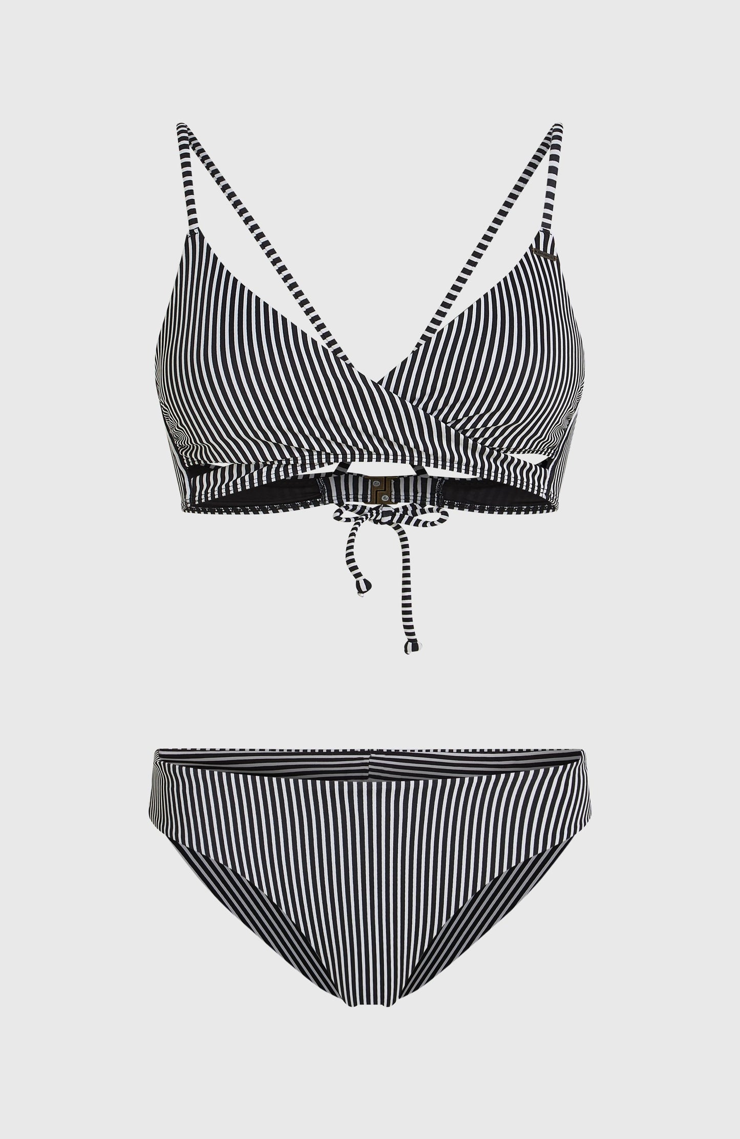 Essentials Baay Maoi Bikini Set Women - Black Micro Stripe