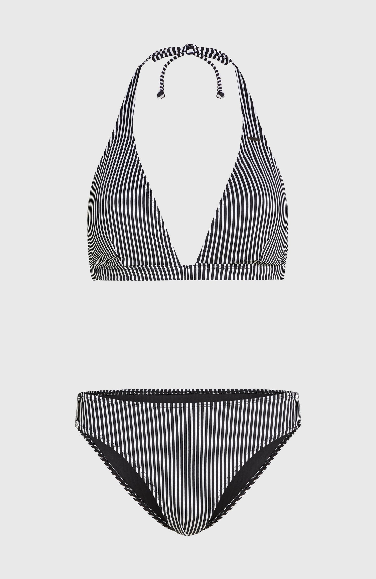 Essentials Marga Cruz Bikini Set Women - Black Micro Stripe