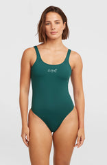 Essentials Script Swimsuit Women - Botanical Heat
