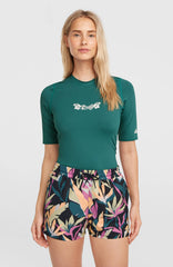 Essentials 12'' All-Over Print Swimshorts Women - Black Wmns Tropicana