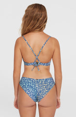 Baay Bikini Top Women - Yellow Animal Blur