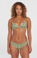 Maoi Bikini Bottoms Women - Green Textured Jungle