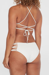 Boulders Strappy Sides Bikini Bottoms Women - Snow White