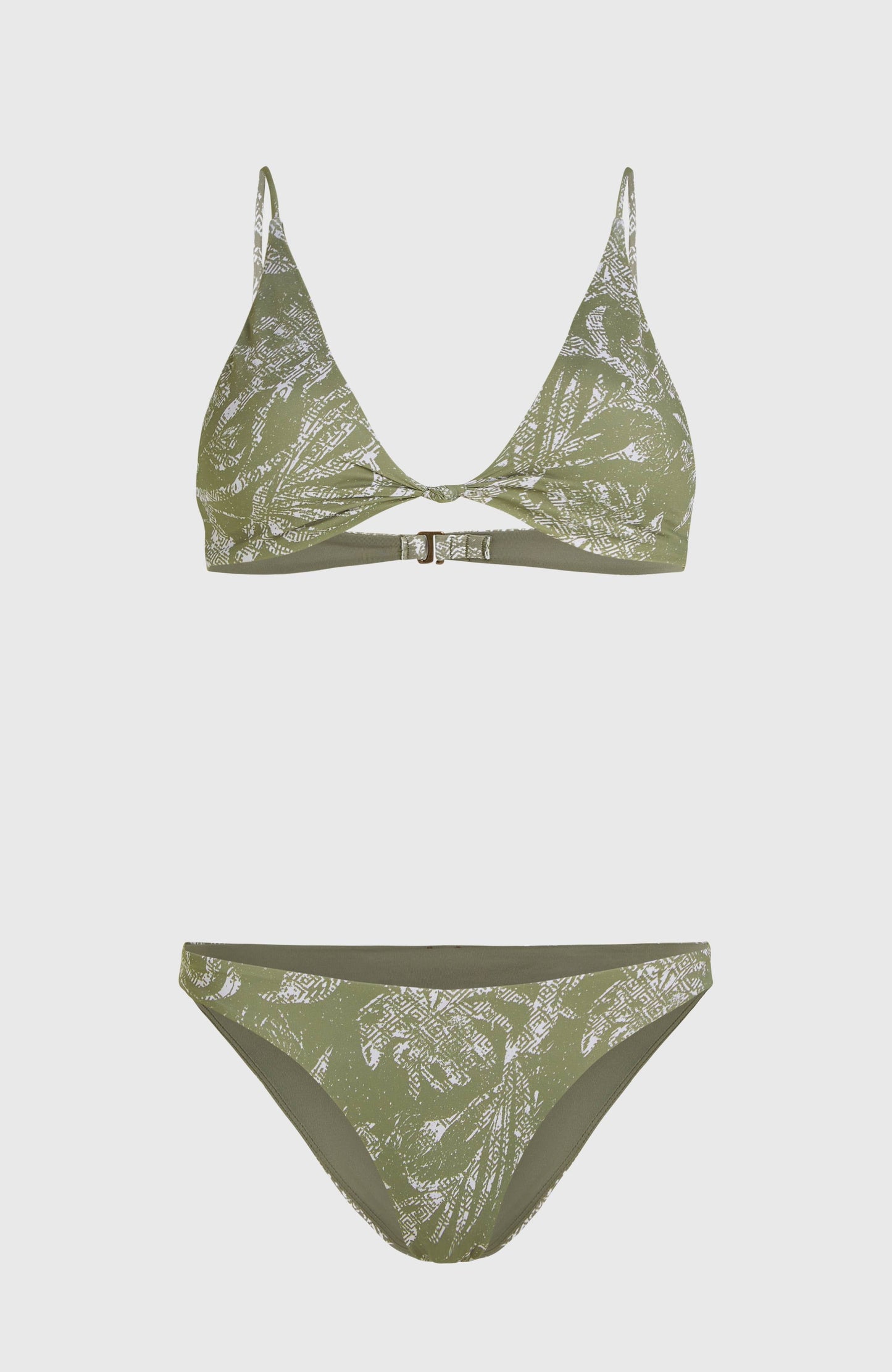Pismo Flamenco Bikini Set Women - Green Textured Jungle
