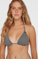 Essentials Capri Bondey Bikini Set Women - Black Simple Stripe