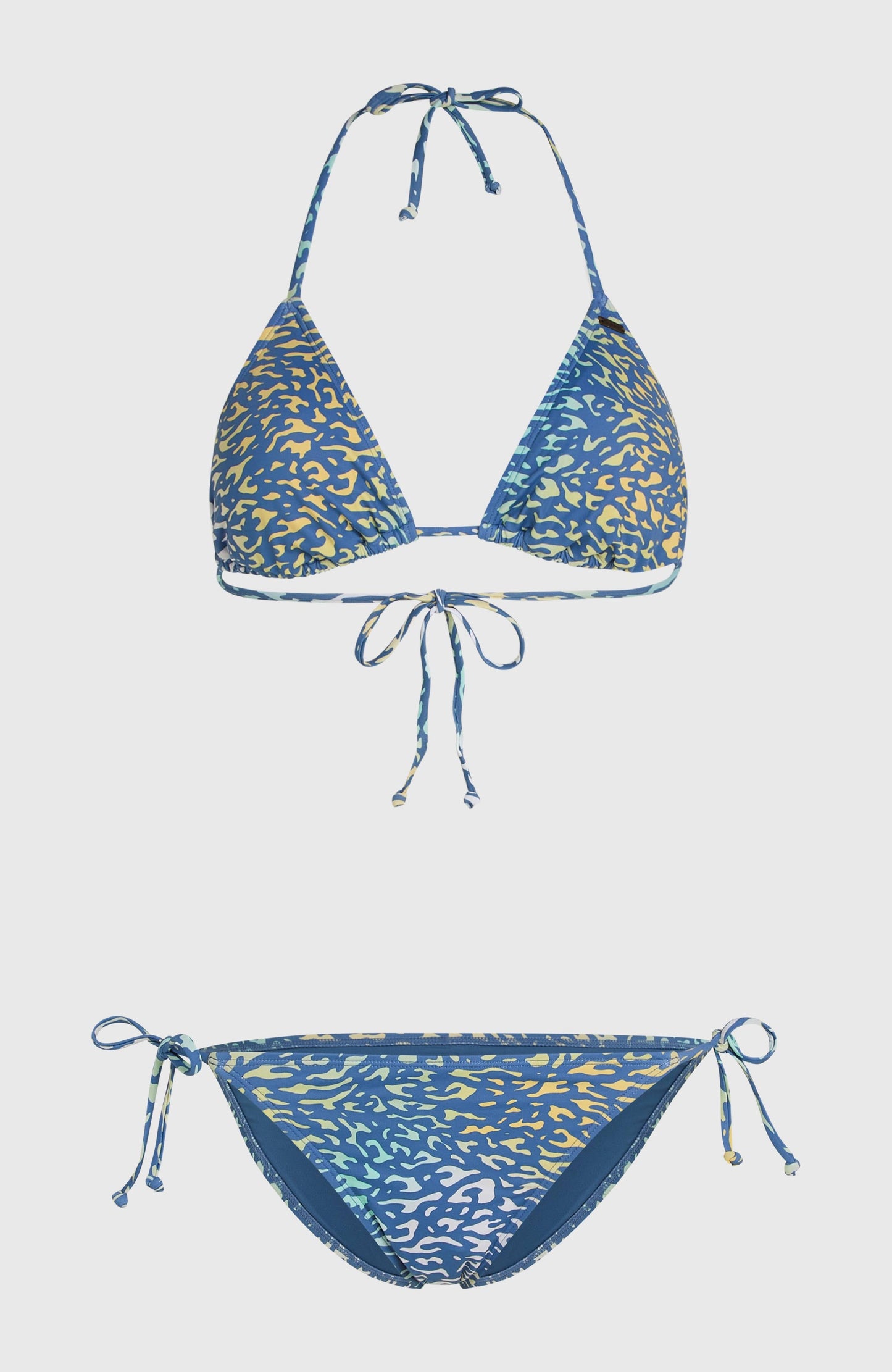 Essentials Capri Bondey Bikini Set Women - Yellow Animal Blur