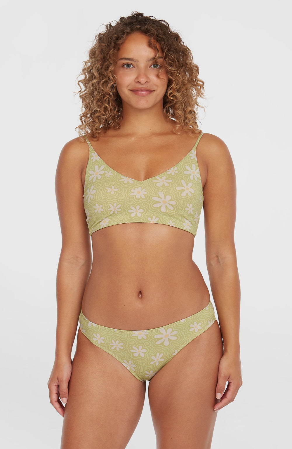 Beach Vintage Midles Rita Bikini Set Women - Green Daisyline