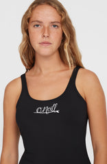 Essentials Script Swimsuit Women - Black Out