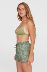 Essentials Print 12'' Swim Shorts Women - Green Textured Jungle