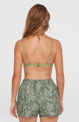 Essentials Print 12'' Swim Shorts Women - Green Textured Jungle