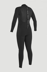 O'Neill Epic 3/2mm Back Zip Full Wetsuit Women – O'Neill Women|Wetsuits - A05 BLK/BLK/BLK