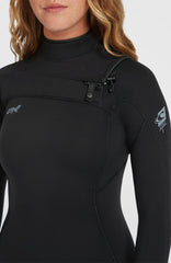 Epic 3/2 Chest Zip Full Wetsuit Women|Wetsuits - A05 BLK/BLK/BLK