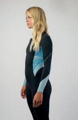 O'Neill Bahia 3/2mm Back Zip Full Wetsuit Women – O'Neill Women|Wetsuits - BLACK/SURFABSTRACT/CHAMBRAYBLU