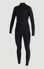 Epic 4/3mm Chest Zip Full Wetsuit Women - A05 BLK/BLK/BLK