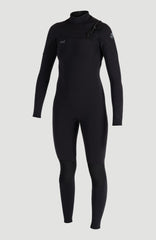 Epic 5/4mm Chest Zip Full Wetsuit Women - A05 BLK/BLK/BLK