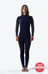 Hyperfreak Fire 5/4mm Chest Zip Full Wetsuit Women|Wetsuits - NAVY/SHADE