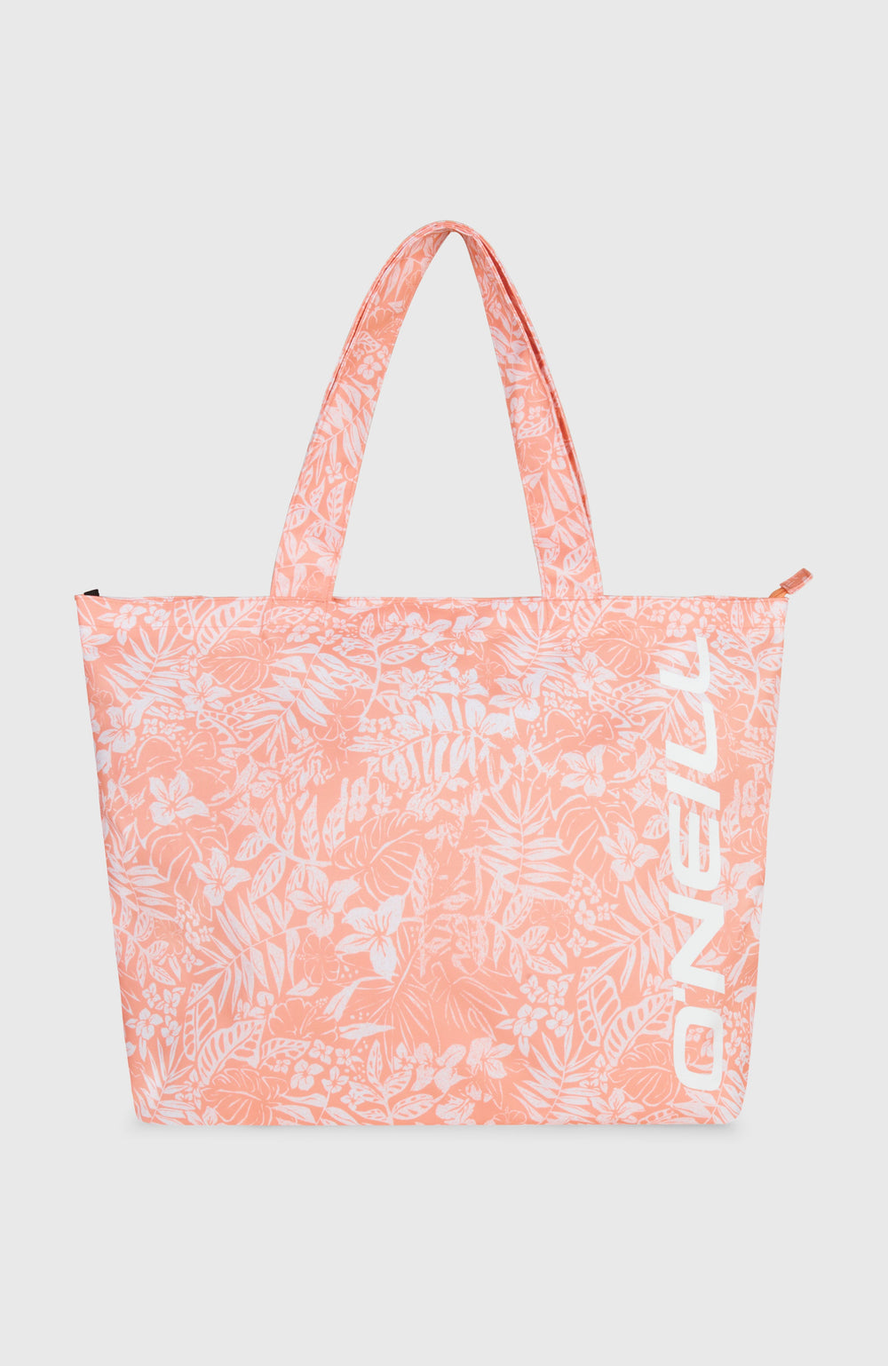 Coastal Print Tote Bag Women - Peach Island Sky