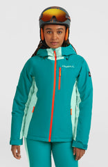 FWC'Cruz Duo Snow Jacket Women - Island Breeze Colour Block