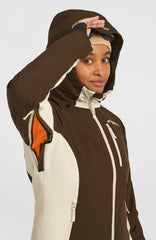 FWC'Cruz Duo Snow Jacket Women - Coffee Bean Colour Block
