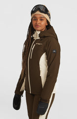 FWC'Cruz Duo Snow Jacket Women - Coffee Bean Colour Block