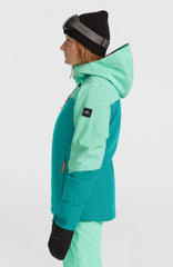 FWC'Cruz Triple Snow Jacket Women - Retro Mint Colour Block