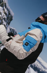 FWC'Peak Pro Snow Jacket Women - Blue Poppy Colour Block