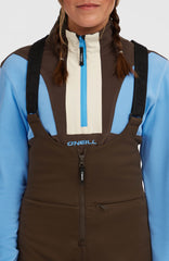 FWC'Cruz Softshell Suspender Snow Pants Women - Coffee Bean