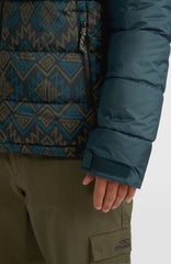 O'Riginals Puffer Jacket Men - Black Retro Ikat