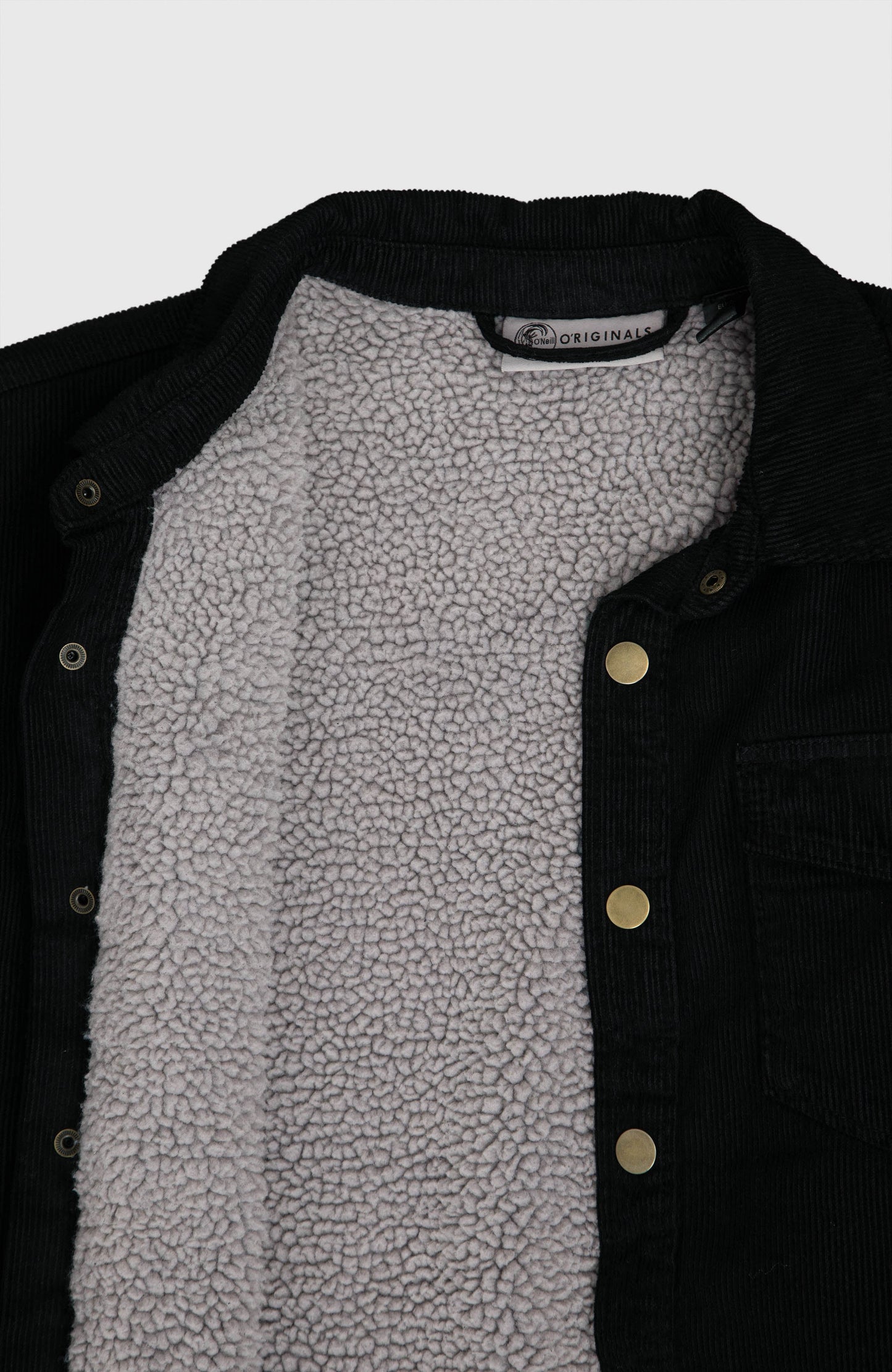 O'Riginals Corduroy Fleece-Lined Overshirt Men - Black Out