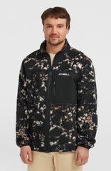 Must-Have High-Pile Full-Zip Fleece Men - Black/Beige Quarry