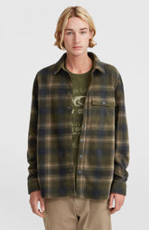 Superfleece Shirt Men - Green Check Small