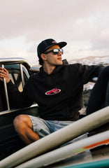 Essentials 90s Logo Hoodie Men - Black Out