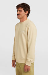 Original Cali Logo Crew Sweatshirt Men - Cocoa Sand