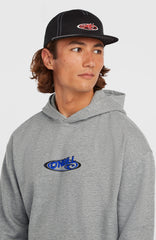 Essentials 90s Logo Hoodie Men - Silver Melee