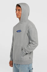 Essentials 90s Logo Hoodie Men - Silver Melee