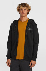 Small Logo Full-Zip Hoodie Men - Black Out