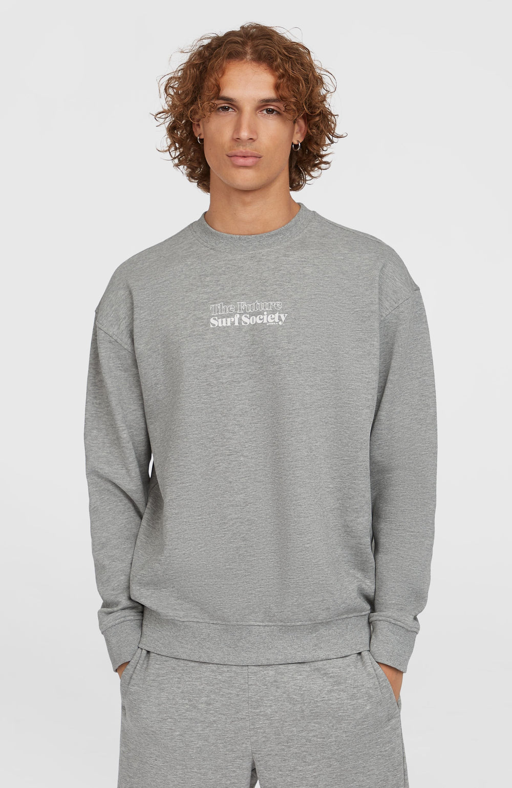 Future Surf Society Crew Men - Silver Melee
