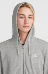 O'Neill Small Logo Full-Zip Hoodie Men - Silver Melee
