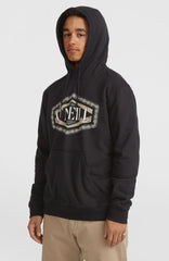 O'Neill Front Print Hoodie Men - Black Out