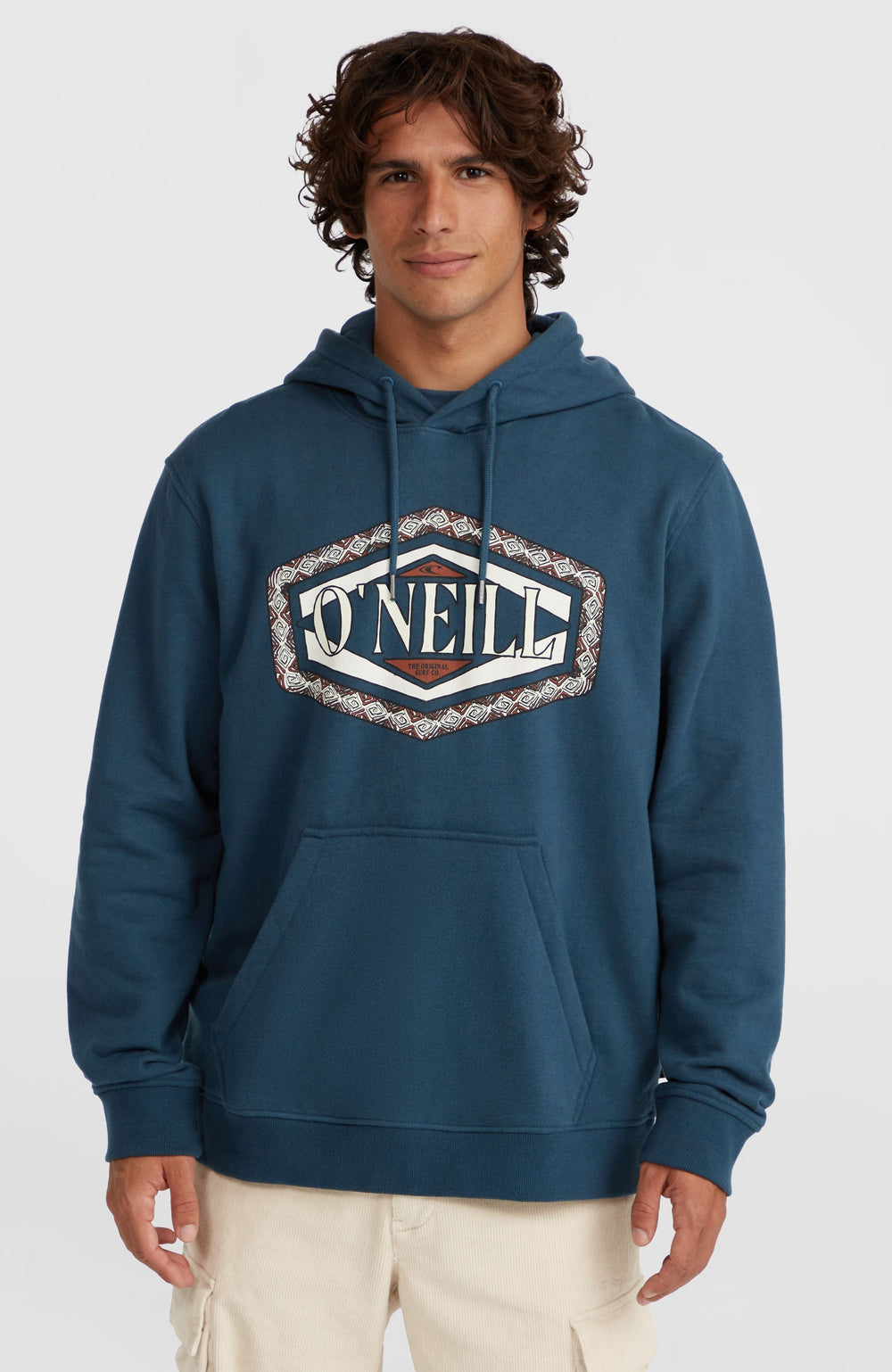 O'Neill Front Print Hoodie Men - Alma Steel