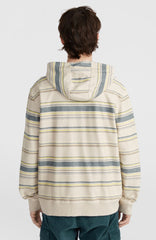Bavaro Full-Zip Hoodie Men - Grey Vintage Stripe
