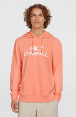 Logo Hoodie Men - Coral Pop